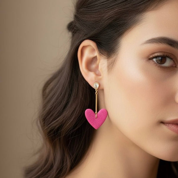 ALLEGRA - Orecchini pendenti cuore - Duestelle Italia