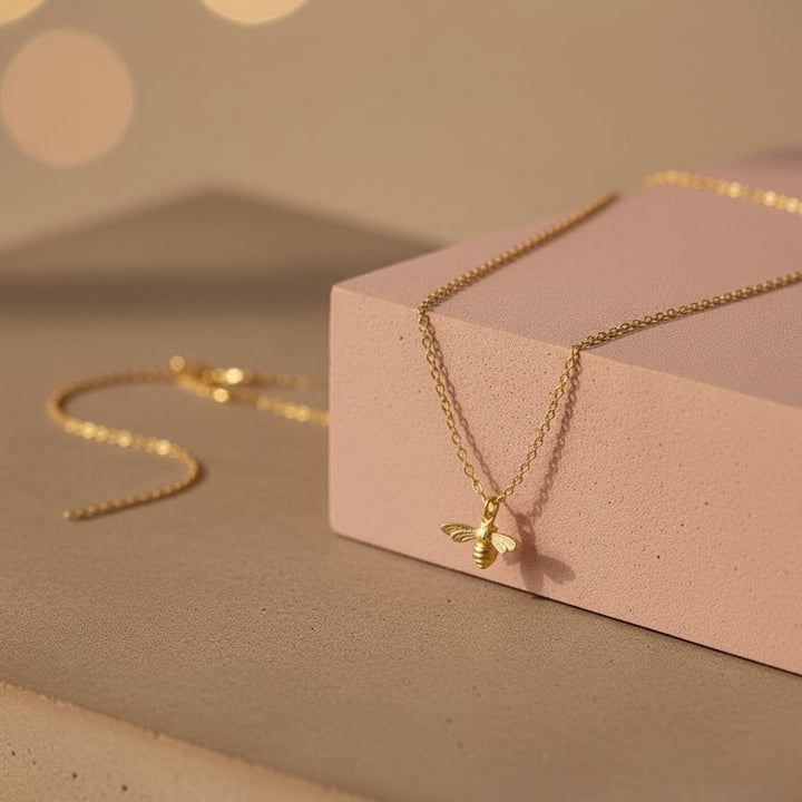 Ape - Collana in acciaio placcato oro - Duestelle Italia