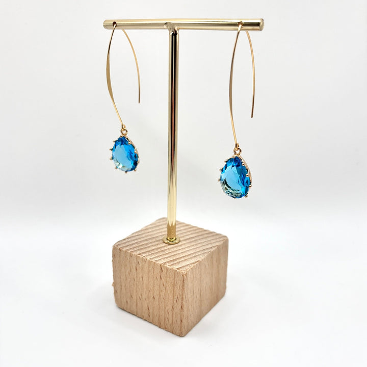 Azure Teardrop Earrings - Duestelle