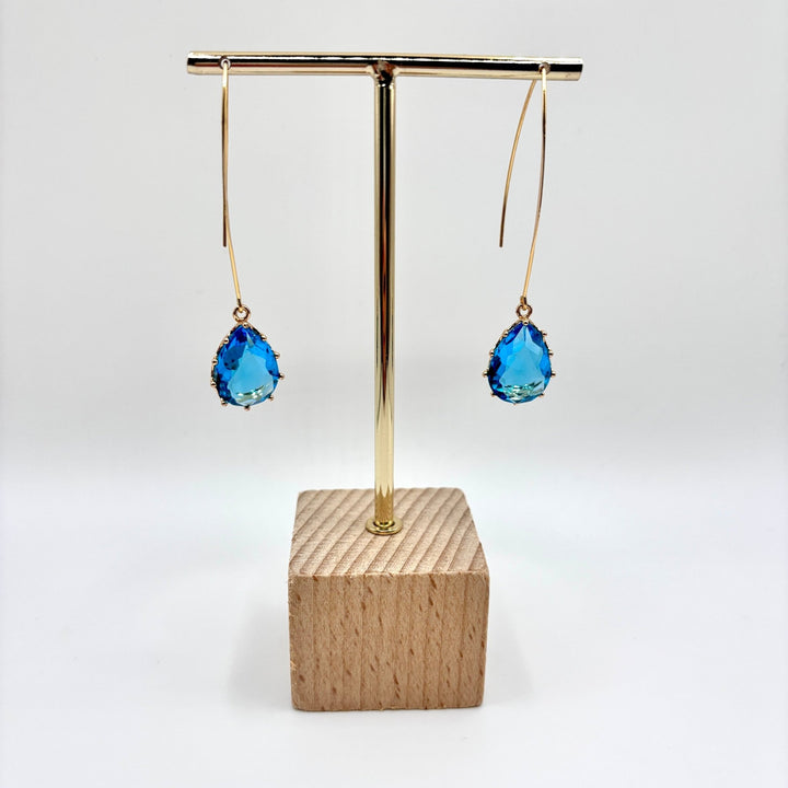 Azure Teardrop Earrings - Duestelle