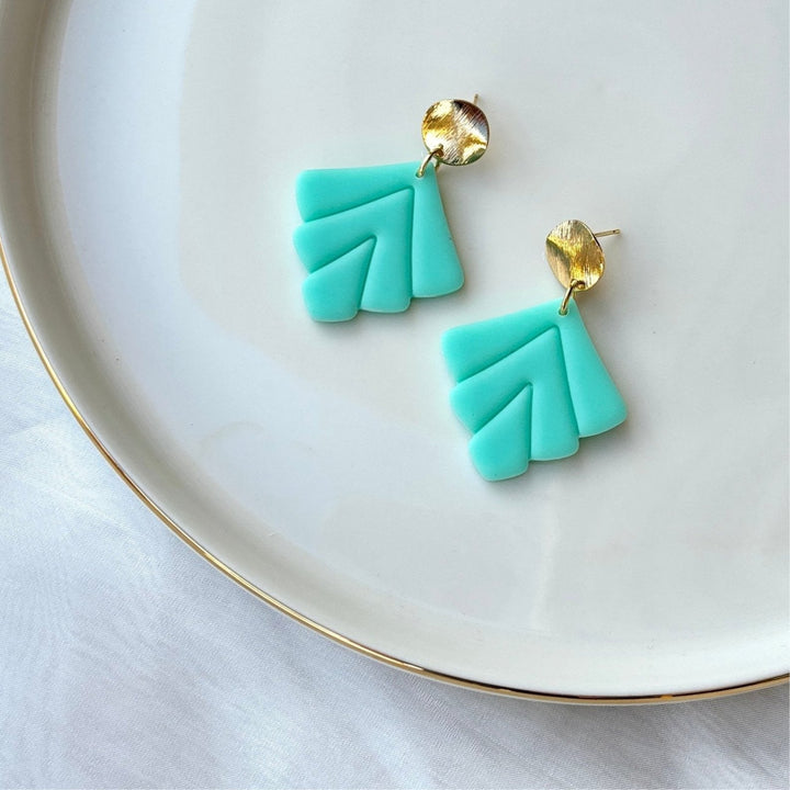 Beachside Pastels - art deco earrings - Duestelle Italia