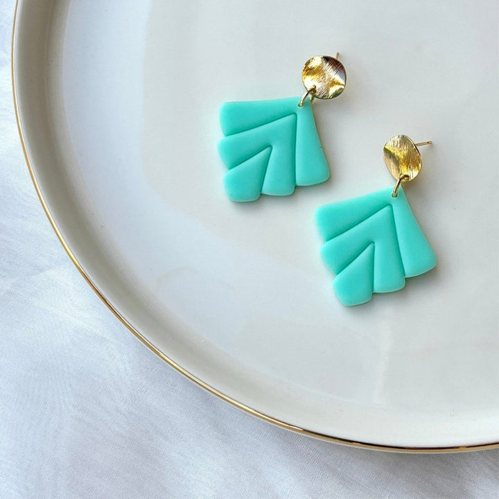 Beachside Pastels - art deco earrings - Duestelle Italia