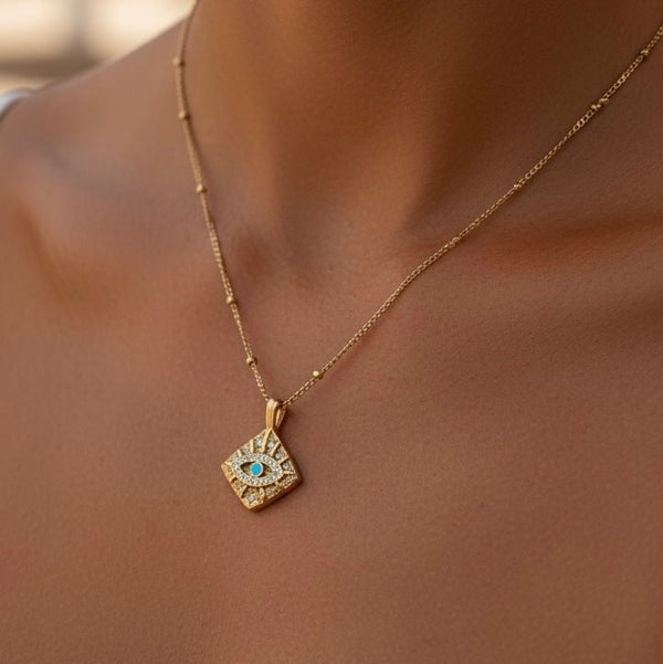 Blue Guardian - Collana con occhio protettivo - Duestelle Italia