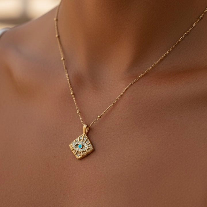 Blue Guardian - Collana con occhio protettivo - Duestelle Italia