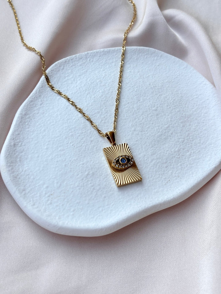 Blue Ray - Collana con occhio protettivo - Duestelle Italia