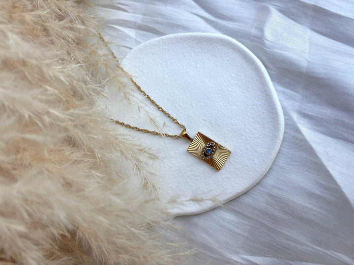 Blue Ray - Collana con occhio protettivo - Duestelle Italia