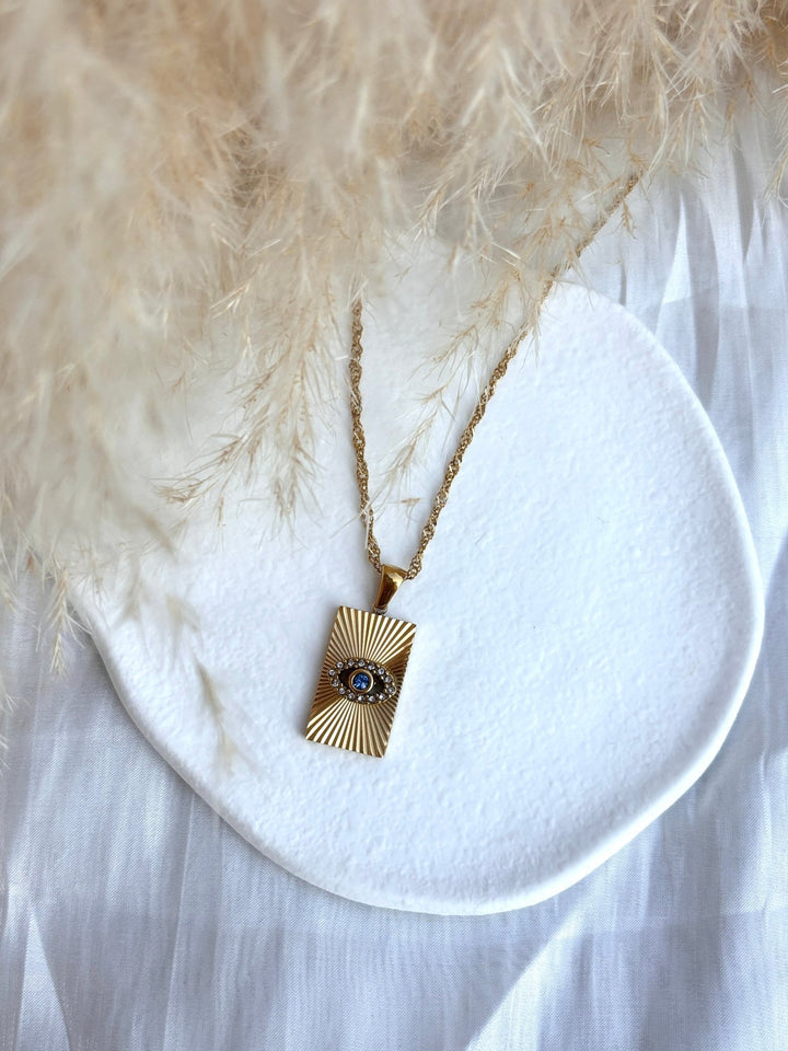 Blue Ray - Collana con occhio protettivo - Duestelle Italia