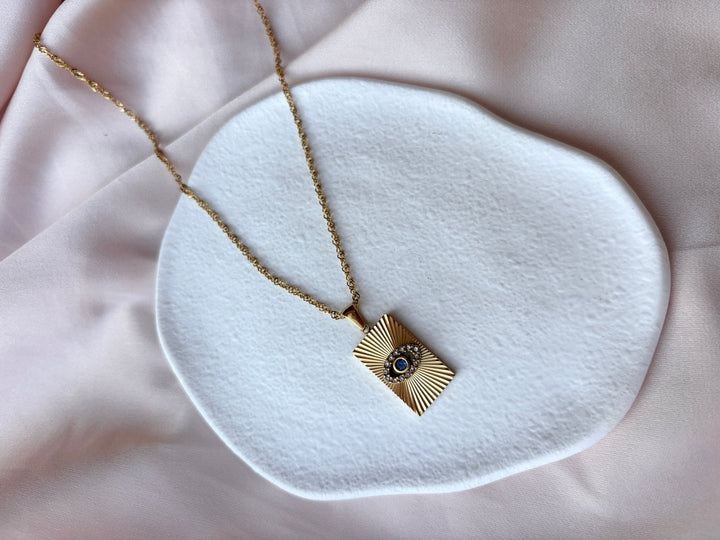 Blue Ray - Collana con occhio protettivo - Duestelle Italia