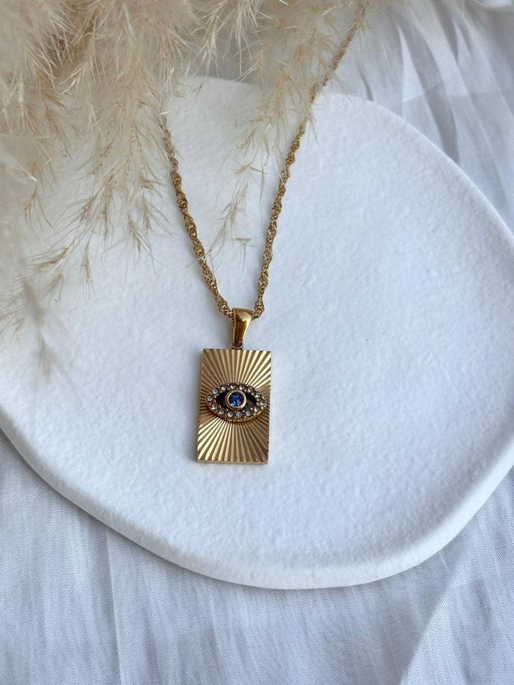 Blue Ray - Collana con occhio protettivo - Duestelle Italia