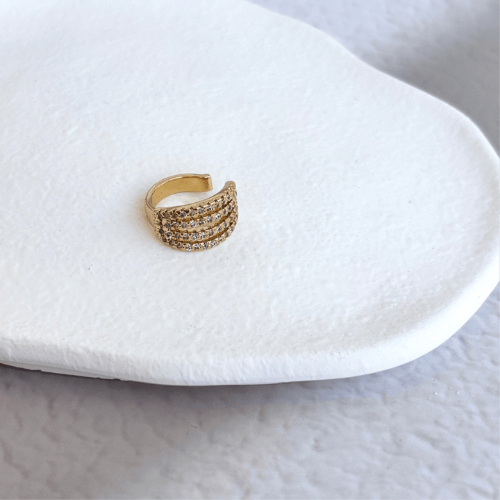 Bold Spark Ear Cuff - Duestelle Italia