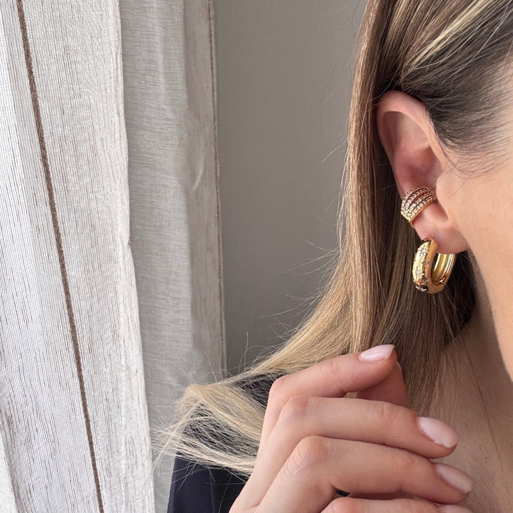 Bold Spark Ear Cuff - Duestelle Italia