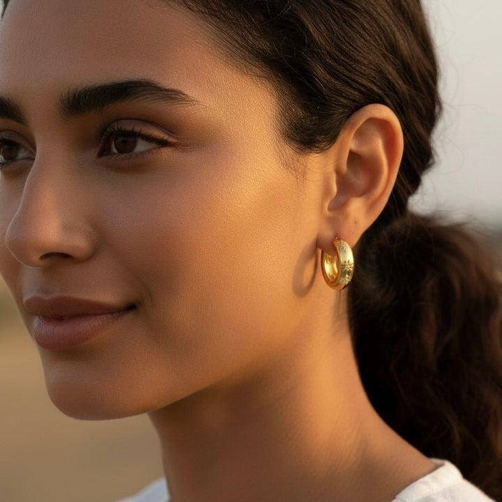 Bold&Gold Hoops - Duestelle Italia