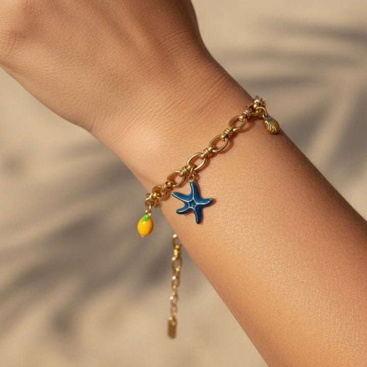 Bracciale Marine Treasures placcato oro 18K - Duestelle Italia