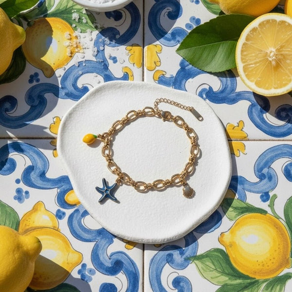 Bracciale Marine Treasures placcato oro 18K - Duestelle Italia