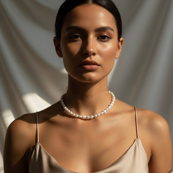 Choker con Perle Barocche - Duestelle Italia