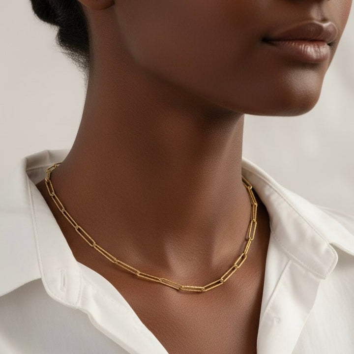 Collana graffette rettangolare - Duestelle Italia