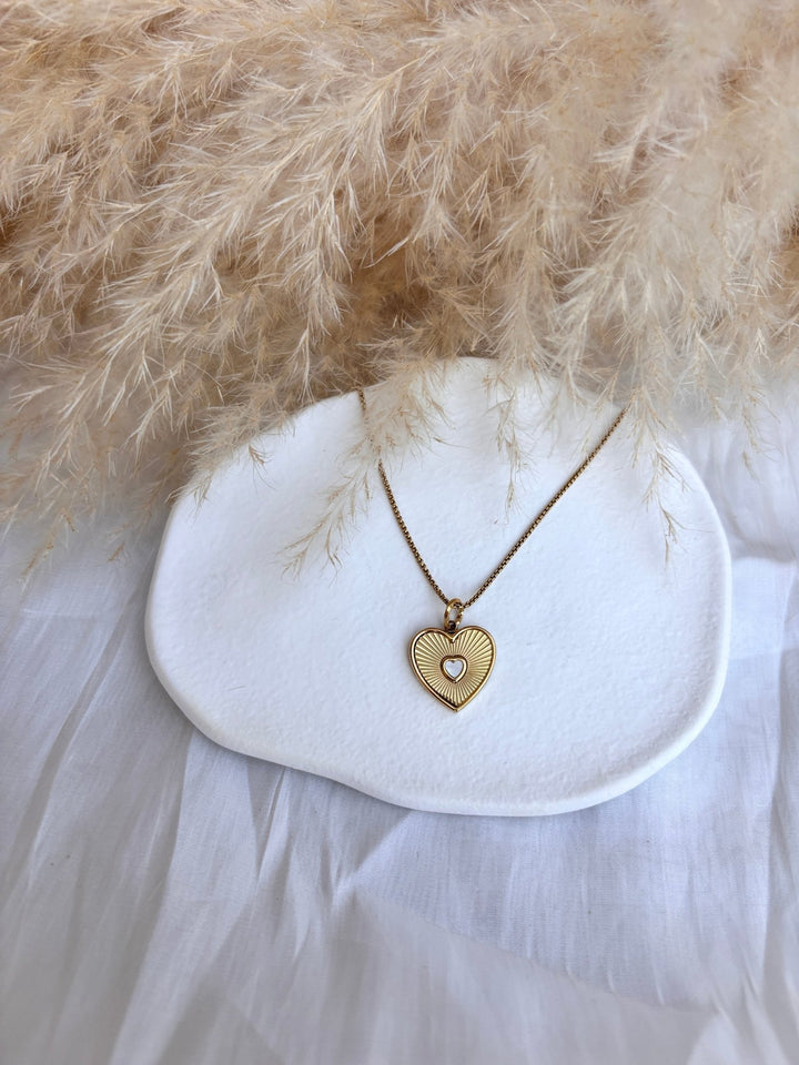 Cor - Collana Cuore e madreperla - Duestelle Italia