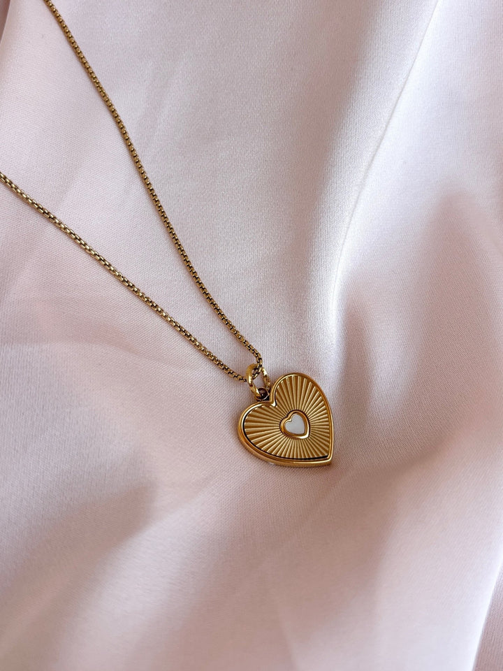 Cor - Collana Cuore e madreperla - Duestelle Italia