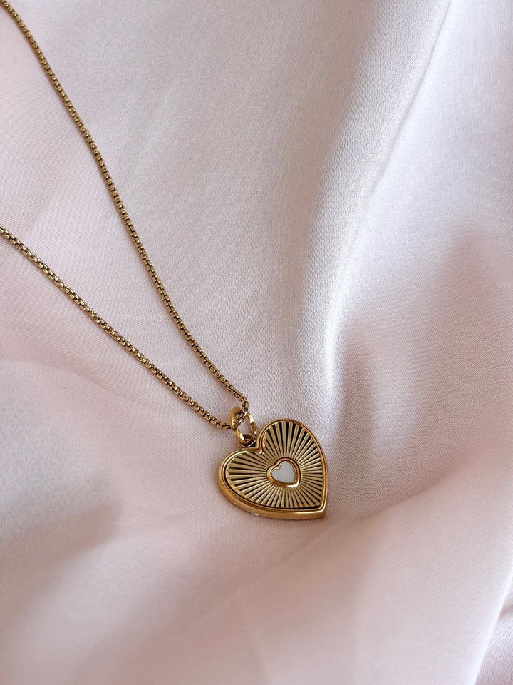 Cor - Collana Cuore e madreperla - Duestelle Italia