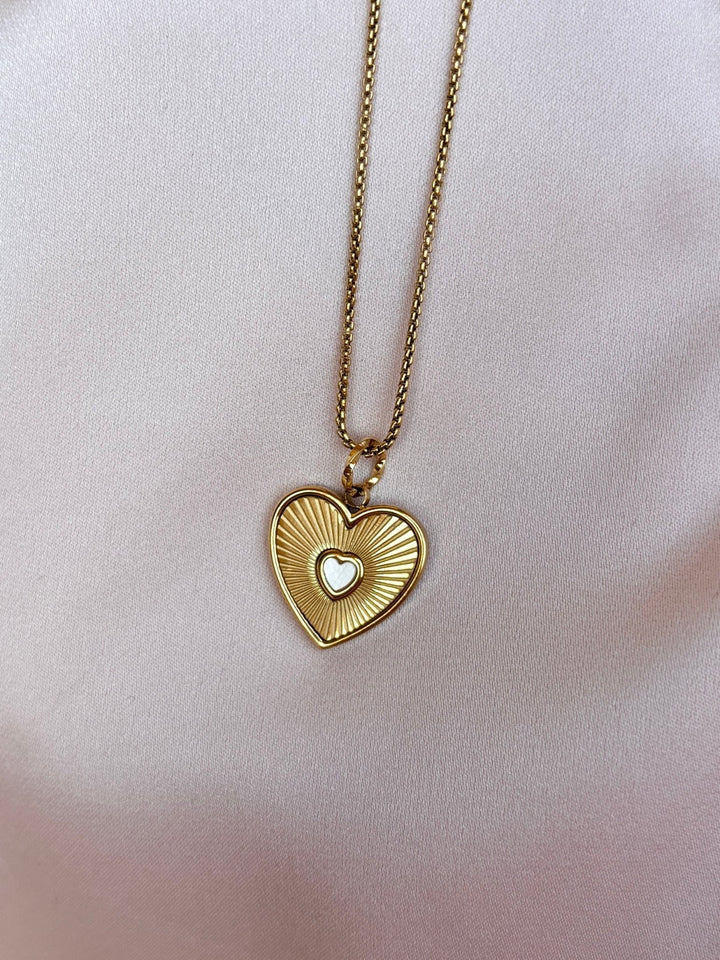 Cor - Collana Cuore e madreperla - Duestelle Italia