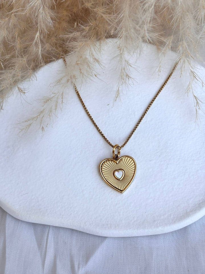 Cor - Collana Cuore e madreperla - Duestelle Italia