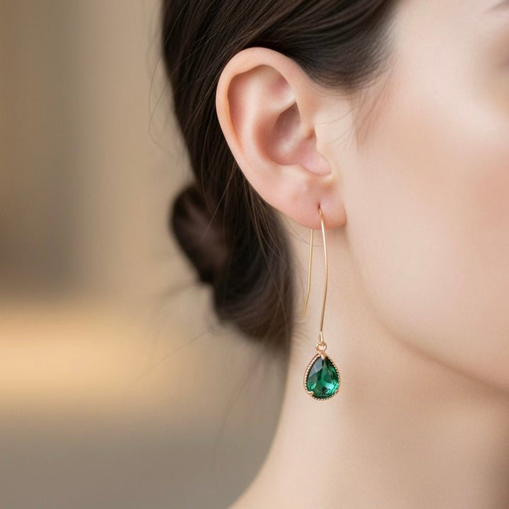 Crystal Drop 18K Gold Plated - Duestelle Italia