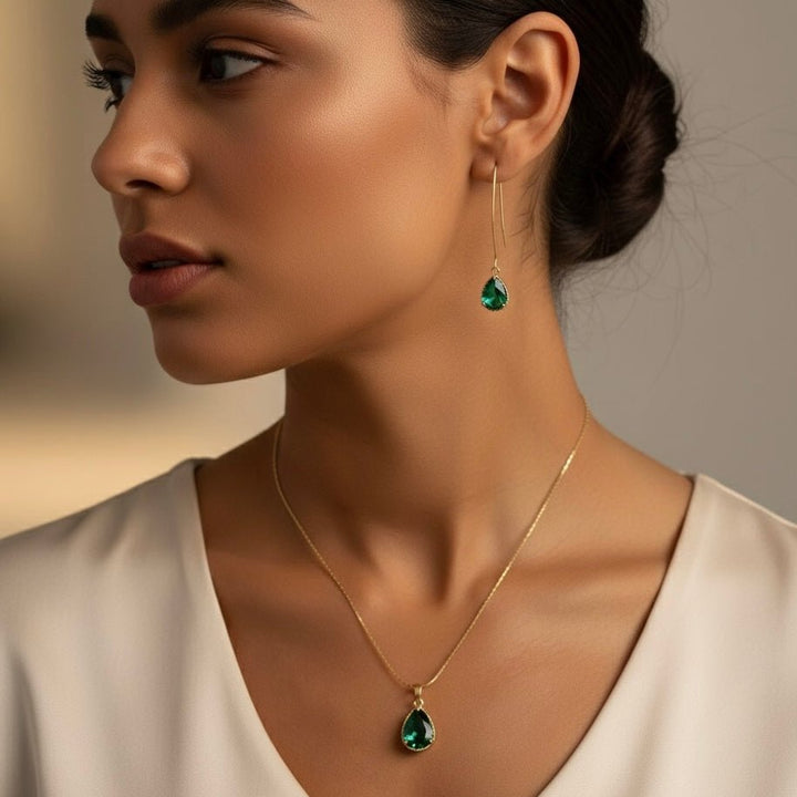 Crystal Drop 18K Gold Plated - Duestelle Italia