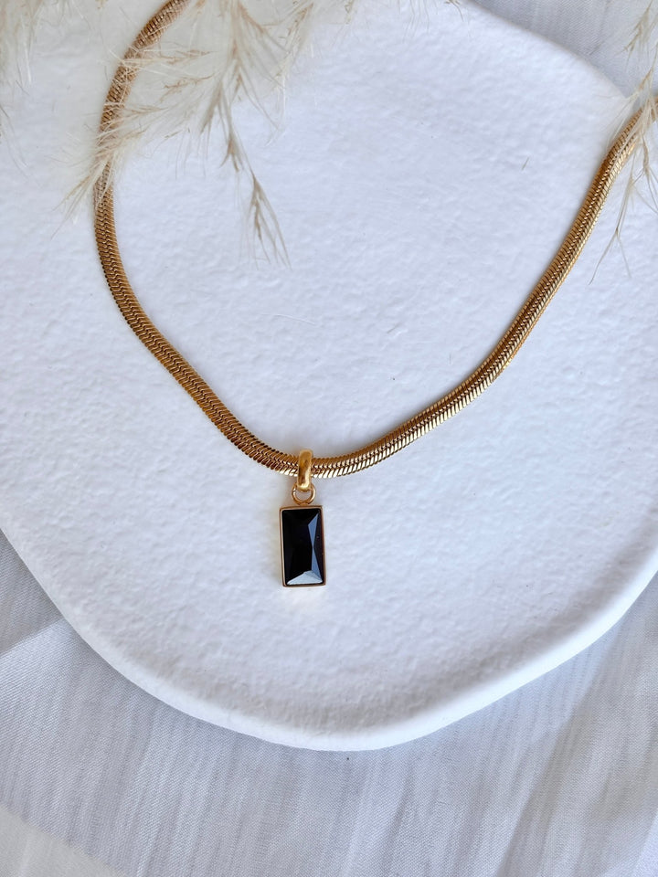 Eclipse - Collana con pendente rettangolare - Duestelle Italia