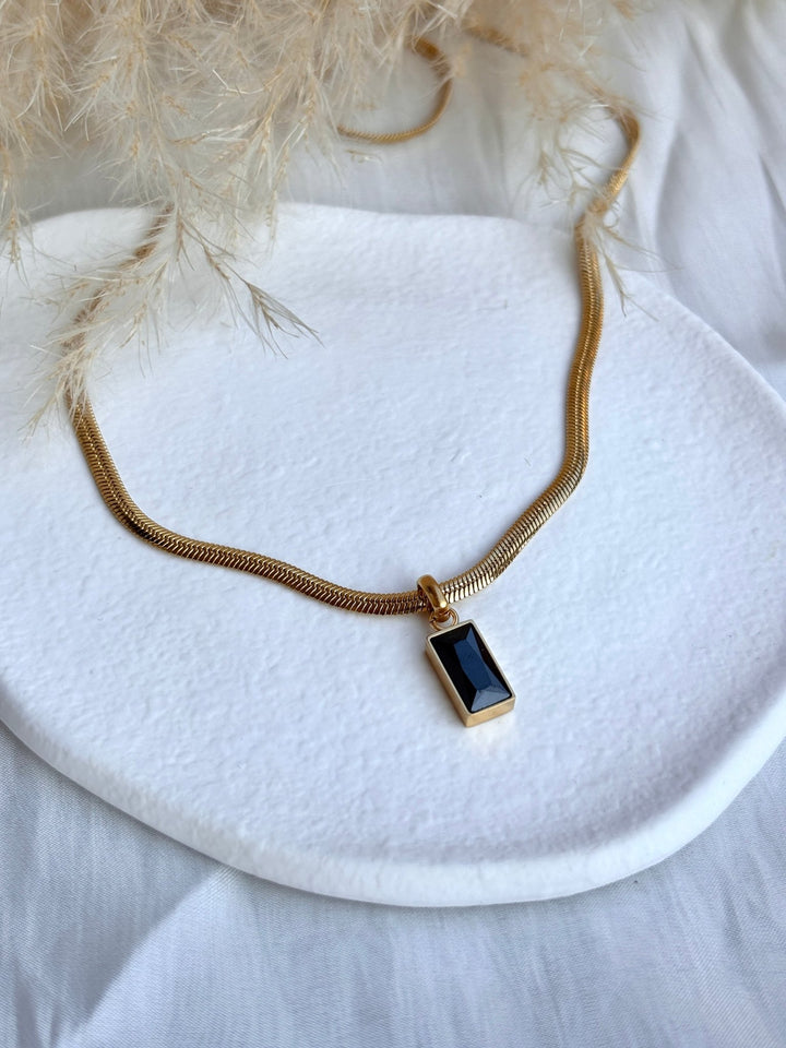 Eclipse - Collana con pendente rettangolare - Duestelle Italia