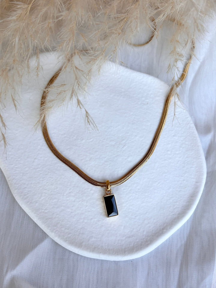 Eclipse - Collana con pendente rettangolare - Duestelle Italia