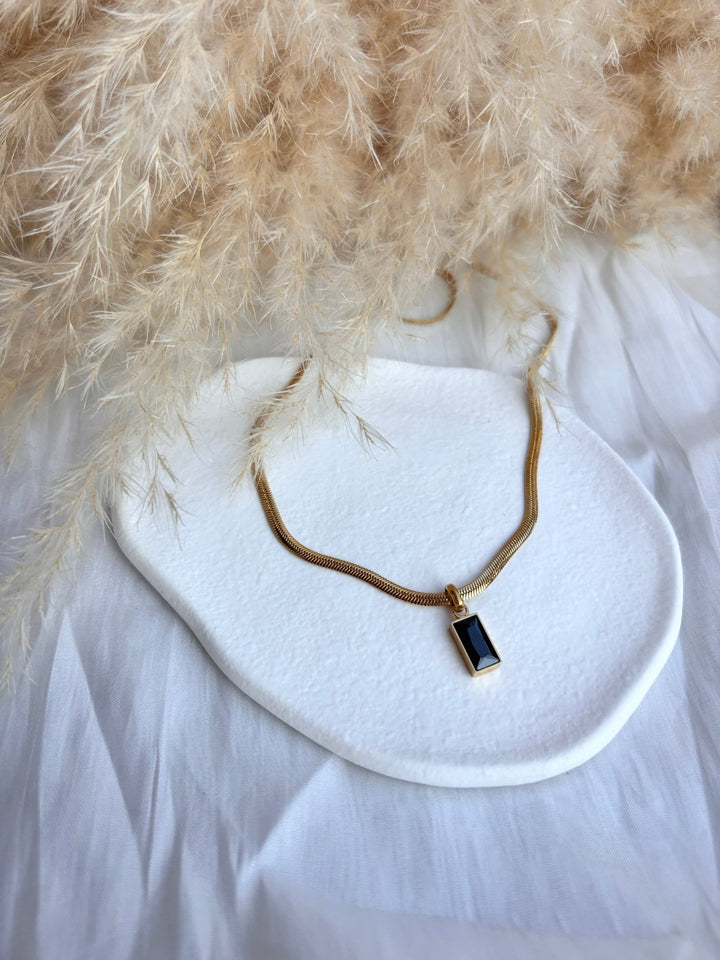 Eclipse - Collana con pendente rettangolare - Duestelle Italia