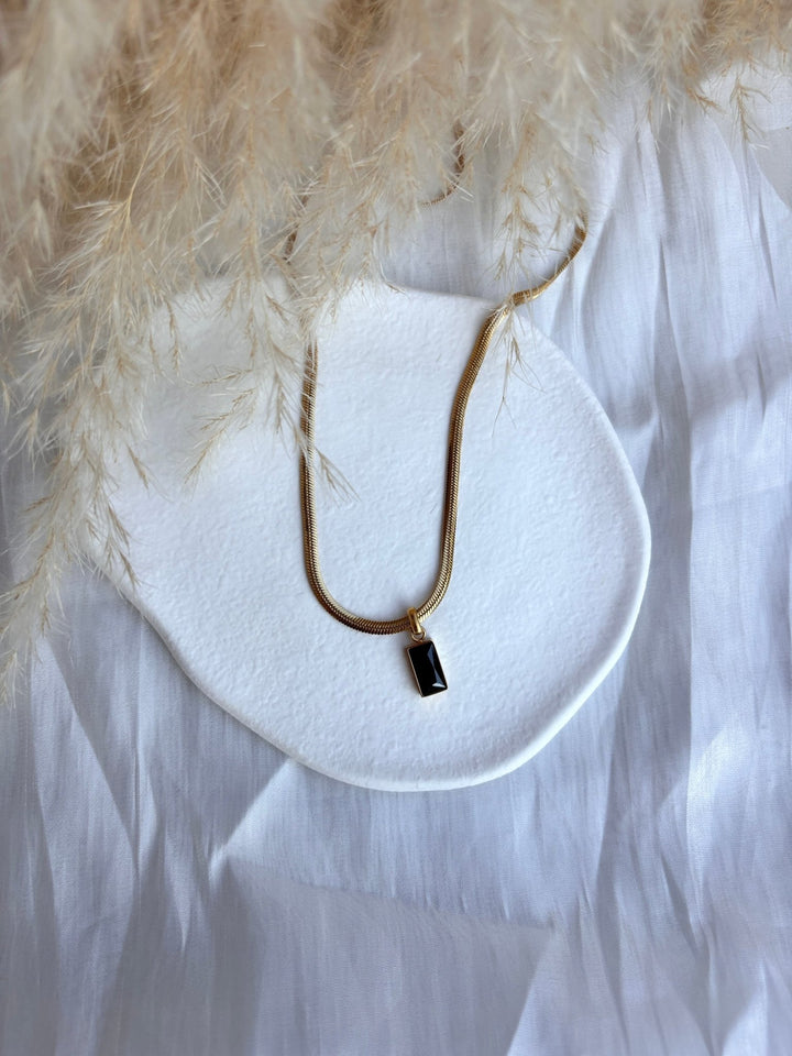 Eclipse - Collana con pendente rettangolare - Duestelle Italia