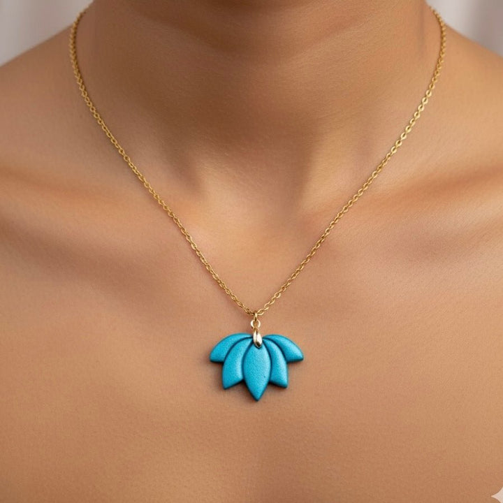 FIOR DI LOTO - collana 18K Gold Plated - Duestelle Italia