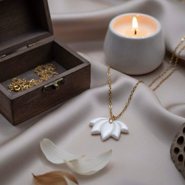 FIOR DI LOTO - collana 18K Gold Plated - Duestelle Italia