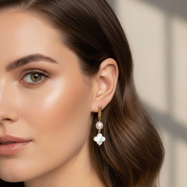 Fleur de Pearl Orecchini - Duestelle Italia