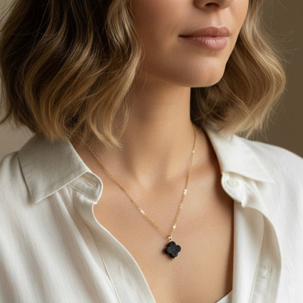 Galaxy Clover Necklace - Duestelle Italia