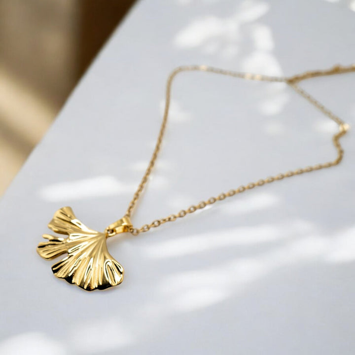 Ginkgo - collana 18k gold plated - Duestelle Italia