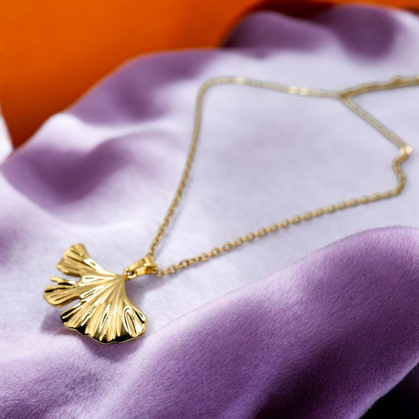 Ginkgo - collana 18k gold plated - Duestelle Italia