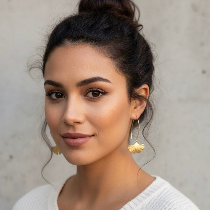 Ginkgo - orecchini pendenti - Duestelle Italia