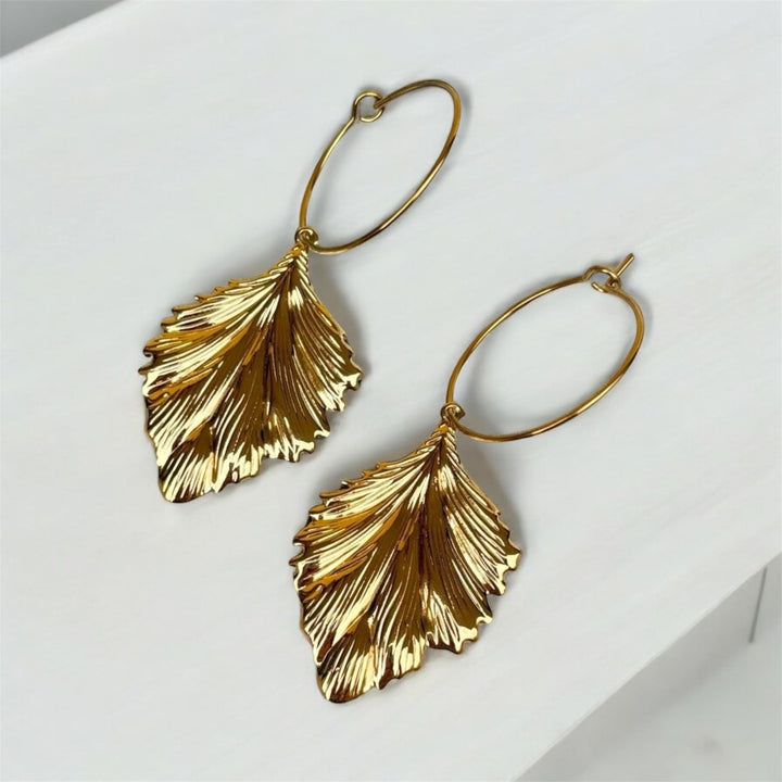 Golden Foliage Hoops - Duestelle Italia