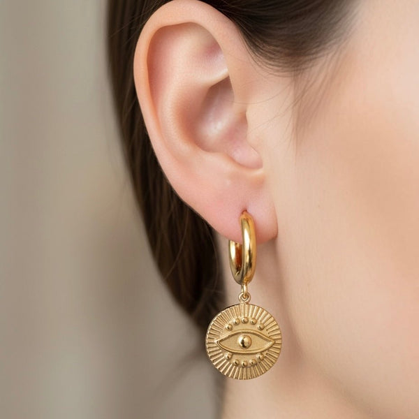 Huggie Hoops Occhio del Diavolo - Duestelle Italia