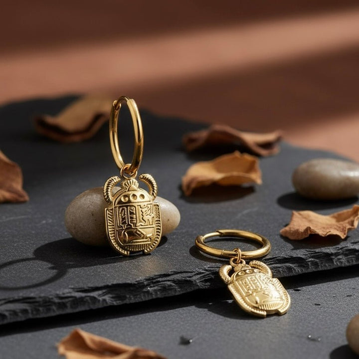 Huggie Hoops Scarabeo - Duestelle Italia