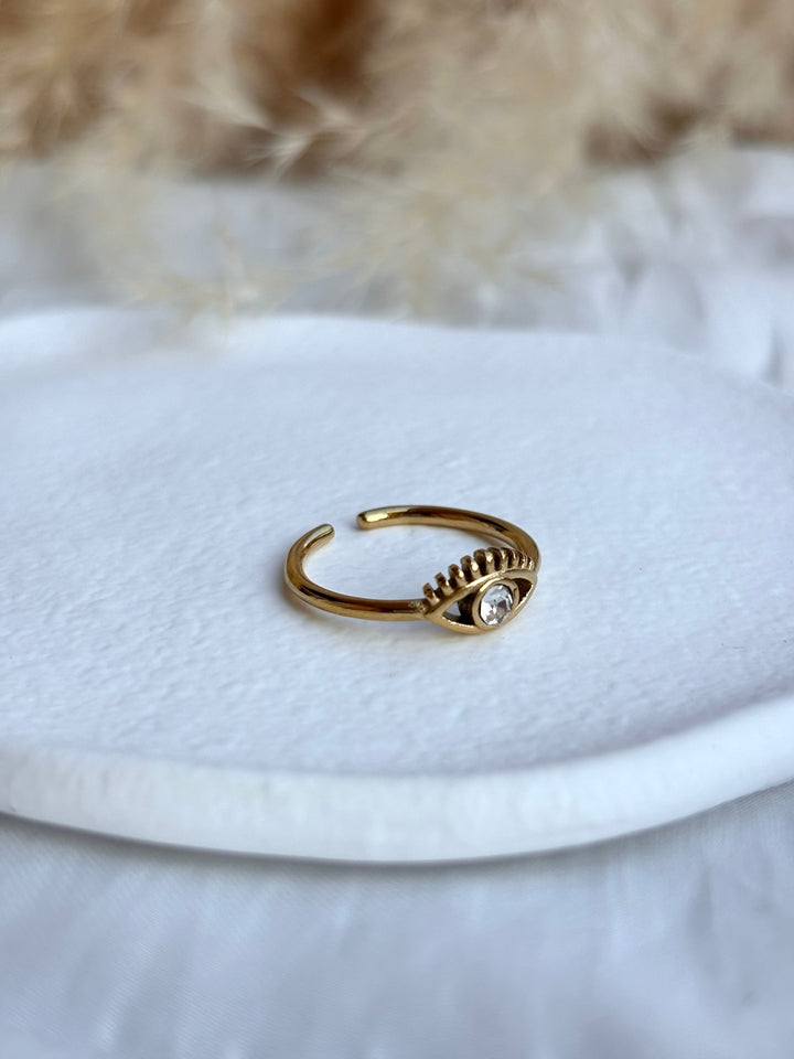 Lucky Eye - anello regolabile - Duestelle Italia