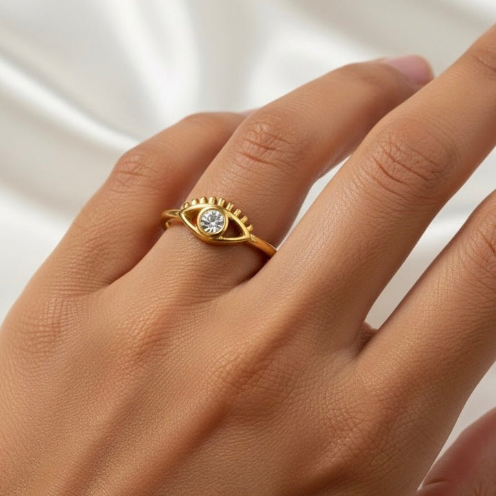 Lucky Eye - anello regolabile - Duestelle Italia