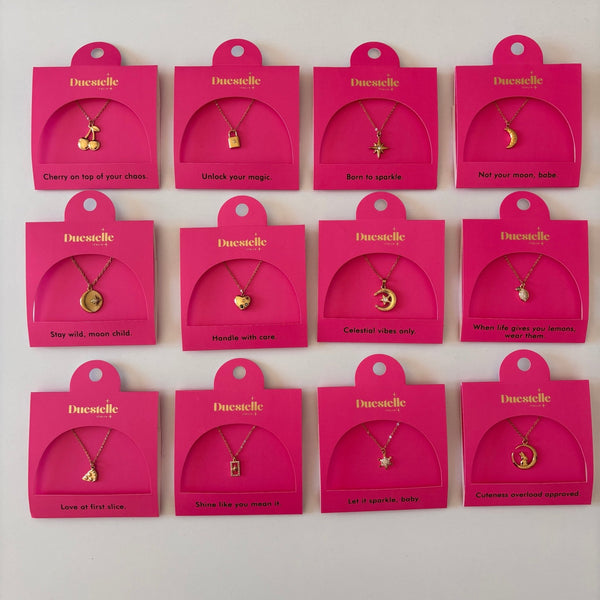 Mood Charms – Collane con ciondolo e messaggio | Gioielli handmade in Italia, idea regalo donna - Duestelle Italia