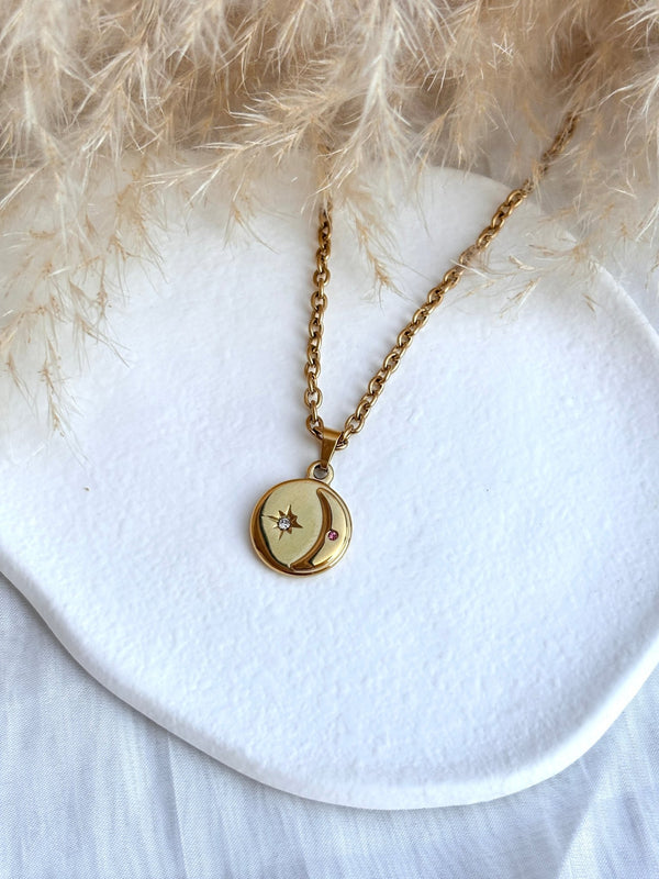 Moon Kiss - Collana Stella e luna - Duestelle Italia