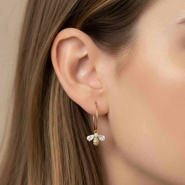 Nectar Gold Hoops - Duestelle Italia