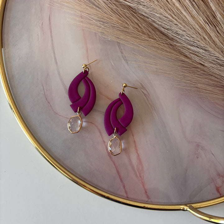 Orecchini artigianali pendenti Vera - fatti a mano in Italia - Duestelle Italia