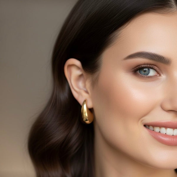 Orecchini Goccia Bold Oro - Duestelle Italia