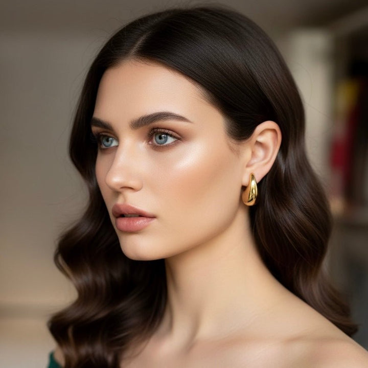 Orecchini Goccia Bold Oro - Duestelle Italia